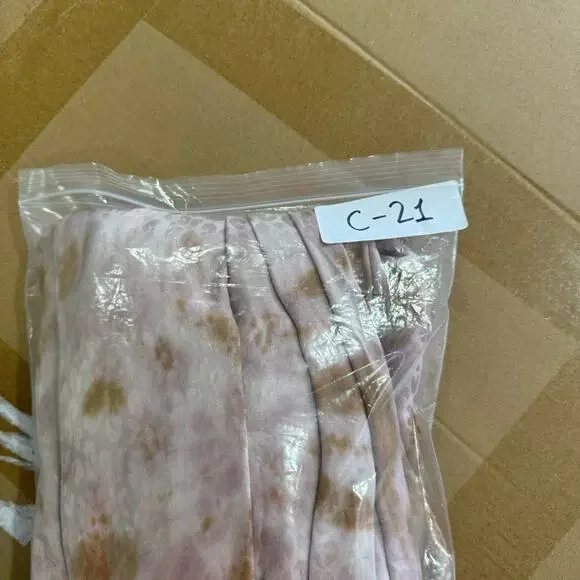 🍁NWT Young Fabulous and Broke YFB Siren Shirt Wrap Midi Dress Adobe Rose Spin XS - Picture 15 of 16